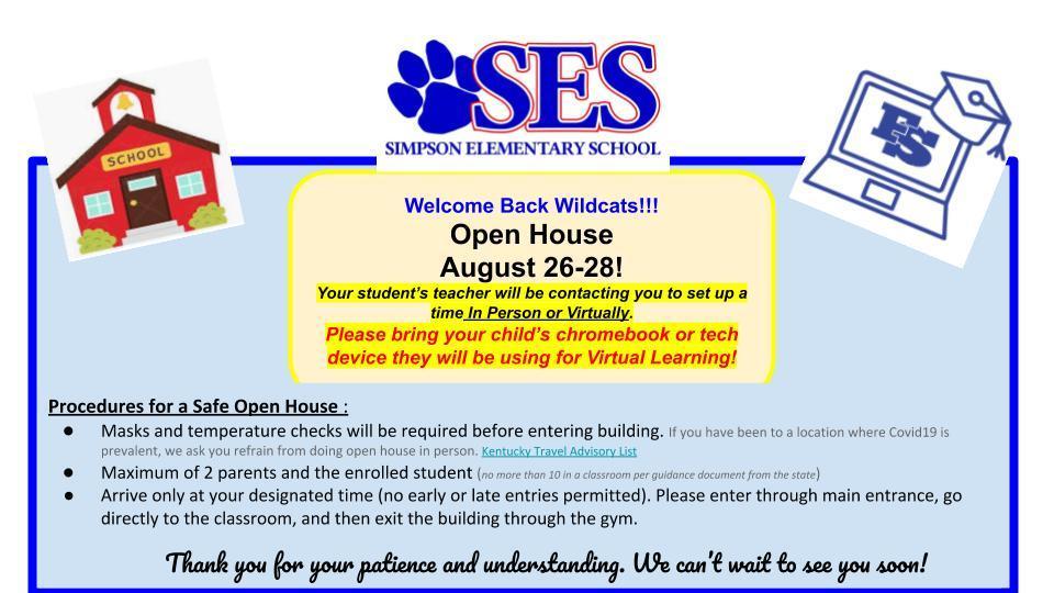 Simpson Elementary Open House