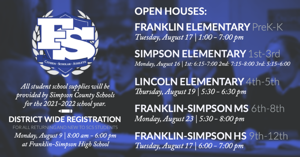 SCS Open Houses